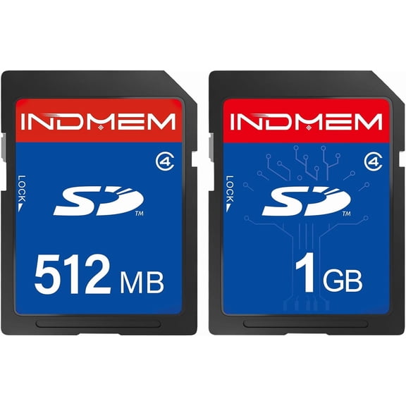 SD Card 512MB+1GB,Class 4 Flash Memory MLC Standard Secure Digital Cards Camera