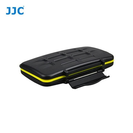 SD Card Case, Micro SD Card Case, JJC MC-SDMSD24 Anti-Shock Water-Resistant Shockproof Storage Memory Card Case fits 12 SD Cards & 12 Micro SD Cards
