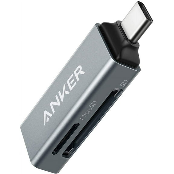 SD Card Reader 2-in-1 USB C Memory Reader for Digital Camera Viewer with Dual Slot SDXC SDHC SD MMC RS-MMC Micro SDXC MicroSD SDHC Card and UHS-I Cards