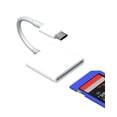 thumbnail image 1 of SD Card Reader USB C Adapter for iPhone 16 15 Pro Max for iPad MacBook Memory Stick Digital Camera Photo Transfer Compatible for Samsung Android Computer Accessories for Apple Converter, 1 of 7
