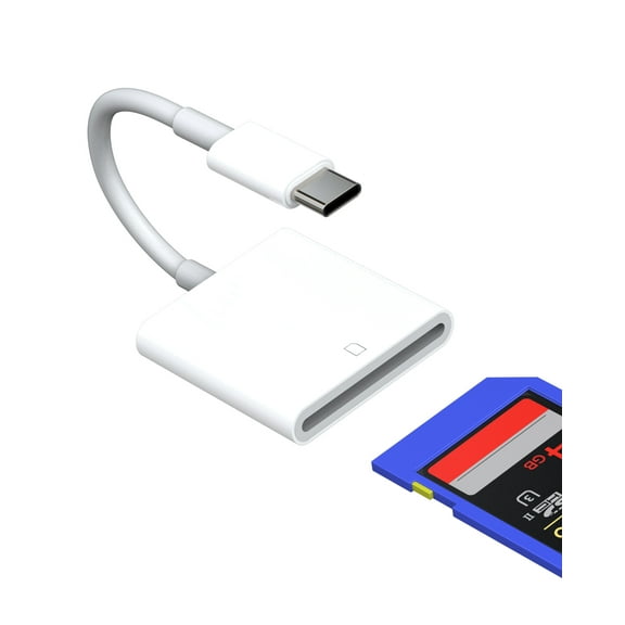 SD Card Reader USB C Adapter for iPhone 16 15 Pro Max for iPad MacBook Memory Stick Digital Camera Photo Transfer Compatible for Samsung Android Computer Accessories for Apple Converter