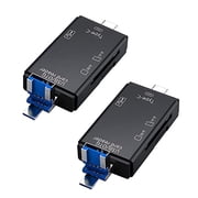 SD Card Reader for Android,Micro SD Card to USB Adapter,USB C SD Card Reader for Camera Memory Card Reader,6 in 1 SD Card Reader for PC Phone Pads Black 2 pack