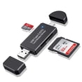thumbnail image 1 of SD Card Reader, USB 3.0 Type C High Speed to SD/TF Card Adapter for iPhone 17/16/15 Pro Max Memory Card Reader with SD MicroSD USB 3 Port for Mac/iPad/MacBook Pro/Air Android Phone Tablet(White), 1 of 8