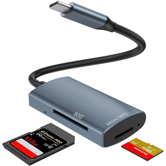 SD Card Reader USB C,   SD Card Adapter, USB 3.0 Memory Card Reader, Supports TF SD SDHC SDXC  SD  SDHC  SDXC, for  15, ipad, MacBook pro,  S22,  P50