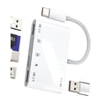 thumbnail image 1 of SD Card Reader USB Micro SD USB C Charger Adapter(6in1)Type C OTG 3.0 for iPhone 16 15 Pro Digital Camera Memory Stick Hub for iPad Macbook Compatible for Samsung Accessories for Apple TF Flash Drive, 1 of 7