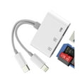 thumbnail image 1 of SD Card Reader USB C Lightning to Micro SD USB Adapter(3in2) for iPhone 16 15 Pro Max Type C Cable OTG 3.0 TF Digital Camera Drive Memory Stick Photo for Apple for iPad Compatible for Samsung Android, 1 of 7