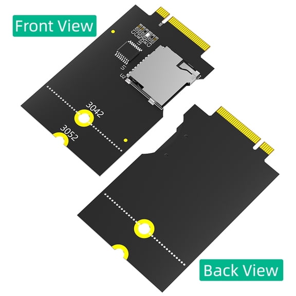 SD Card TF SDHC SDXC to NGFF Key B Adapter