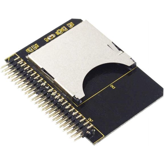 SD Card to 2.5 Inch IDE Adapter, SDHC SDXC MMC Memory Card Converter to Laptop HDD 44 Pin Male PATA Port,3 Pcs