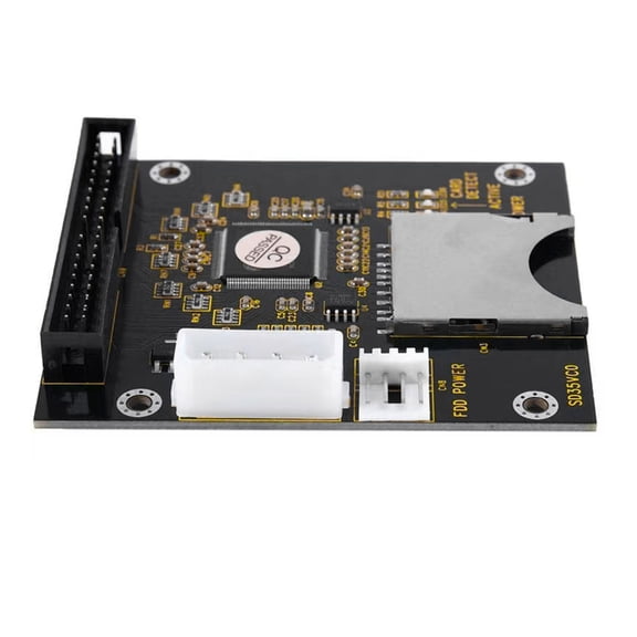 SD Card to 3.5" IDE Adapter, 128GB Support, Plug-and-Play Installation for Easy OS Booting for Old Computers
