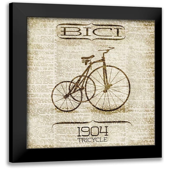 SD Graphics Studio 12x12 Black Modern Framed Museum Art Print Titled - BICI 1904