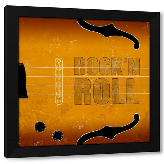 SD Graphics Studio 12x12 Black Modern Wood Framed Wall Art Titled - Bass