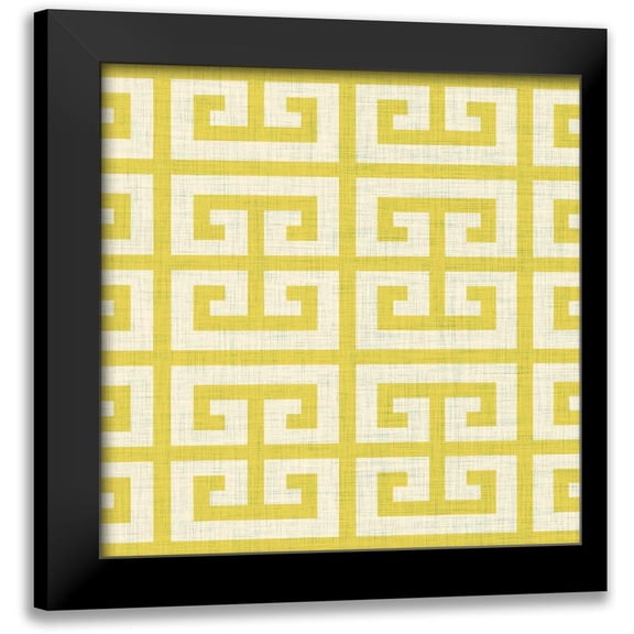 SD Graphics Studio 12x12 Black Modern Framed Museum Art Print Titled - Box Pattern II