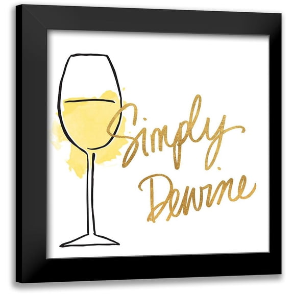 SD Graphics Studio 12x12 Black Modern Framed Museum Art Print Titled - Simply Dewine