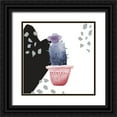thumbnail image 1 of SD Graphics Studio 12x12 Black Ornate Wood Framed with Double Matting Museum Art Print Titled - Cactus Decor II, 1 of 4