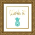 thumbnail image 1 of SD Graphics Studio 12x12 Gold Ornate Wood Framed with Double Matting Museum Art Print Titled - Office Pop II, 1 of 4