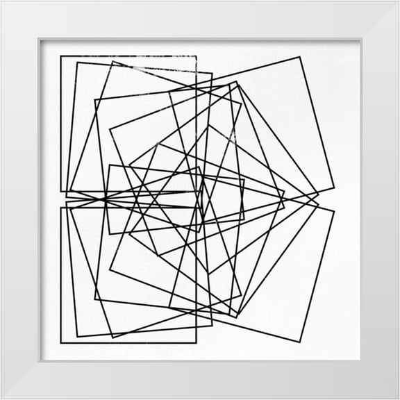 SD Graphics Studio 12x12 White Modern Wood Framed Museum Art Print Titled - Square Repeat