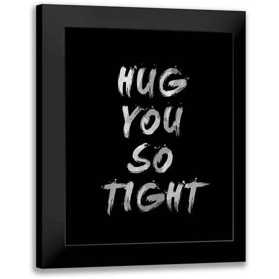 SD Graphics Studio 12x14 Black Modern Framed Museum Art Print Titled - Love II