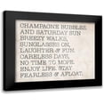 thumbnail image 1 of SD Graphics Studio 14x12 Black Modern Framed Museum Art Print Titled - Champagne Bubbles, 1 of 5