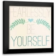thumbnail image 1 of SD Graphics Studio 15x15 Black Modern Framed Museum Art Print Titled - Fab Self II (Fearlessly Be Yourself), 1 of 5