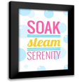 thumbnail image 1 of SD Graphics Studio 15x18 Black Modern Framed Museum Art Print Titled - Soak, Steam, Serenity, 1 of 5