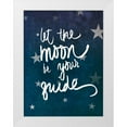 thumbnail image 1 of SD Graphics Studio 15x18 White Modern Wood Framed Museum Art Print Titled - Let the Moon Guide You, 1 of 4
