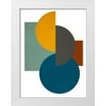 thumbnail image 1 of SD Graphics Studio 15x18 White Modern Wood Framed Museum Art Print Titled - Simple Shapes on White I, 1 of 4