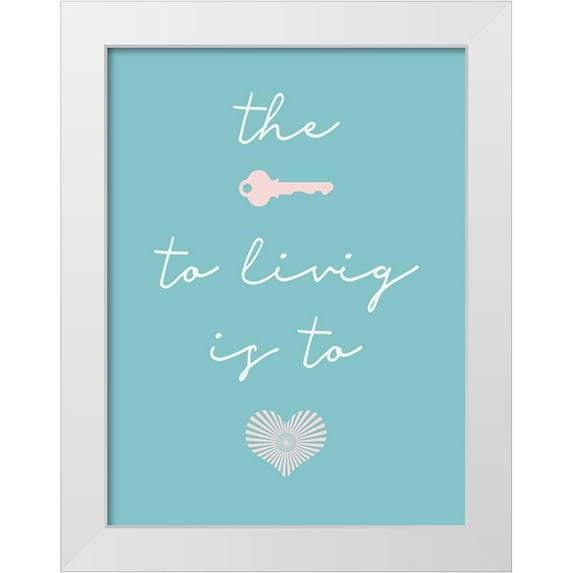 SD Graphics Studio 15x18 White Modern Wood Framed Museum Art Print Titled - The Key