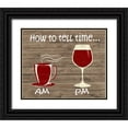 thumbnail image 1 of SD Graphics Studio 17x15 Black Ornate Wood Framed with Double Matting Museum Art Print Titled - How to Tell Time, 1 of 4