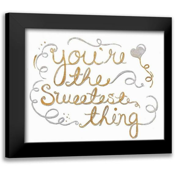 SD Graphics Studio 18x15 Black Modern Framed Museum Art Print Titled - You are My Favorite II