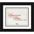 thumbnail image 1 of SD Graphics Studio 18x15 Black Ornate Wood Framed with Double Matting Museum Art Print Titled - Home without Pets, 1 of 4