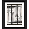thumbnail image 1 of SD Graphics Studio 19x24 Black Ornate Wood Framed with Double Matting Museum Art Print Titled - String Shapes, 1 of 4