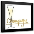 thumbnail image 1 of SD Graphics Studio 20x20 Black Modern Framed Museum Art Print Titled - Champange, 1 of 5
