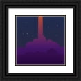 thumbnail image 1 of SD Graphics Studio 20x20 Black Ornate Wood Framed with Double Matting Museum Art Print Titled - Rocket Launch I, 1 of 4