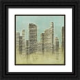 thumbnail image 1 of SD Graphics Studio 20x20 Black Ornate Wood Framed with Double Matting Museum Art Print Titled - The City II, 1 of 4