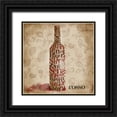 thumbnail image 1 of SD Graphics Studio 20x20 Black Ornate Wood Framed with Double Matting Museum Art Print Titled - Type of Wine I, 1 of 4