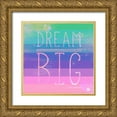 thumbnail image 1 of SD Graphics Studio 20x20 Gold Ornate Wood Framed with Double Matting Museum Art Print Titled - Dream Big, 1 of 4