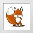 thumbnail image 1 of SD Graphics Studio 20x20 White Modern Wood Framed Museum Art Print Titled - Kids Fox, 1 of 4