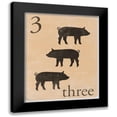 thumbnail image 1 of SD Graphics Studio 20x24 Black Modern Framed Museum Art Print Titled - Count by Farm Animals III, 1 of 5