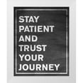 thumbnail image 1 of SD Graphics Studio 20x24 White Modern Wood Framed Museum Art Print Titled - Stay Patient, 1 of 4