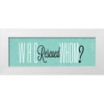 thumbnail image 1 of SD Graphics Studio 24x11 White Modern Wood Framed Museum Art Print Titled - Who Rescued Whom, 1 of 4