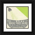 thumbnail image 1 of SD Graphics Studio 26x26 Black Ornate Wood Framed with Double Matting Museum Art Print Titled - Lime Bath Time I, 1 of 4