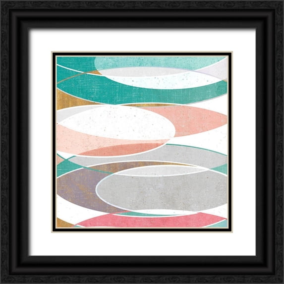 SD Graphics Studio 26x26 Black Ornate Wood Framed with Double Matting Museum Art Print Titled - Little Bit Retro