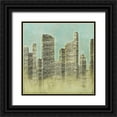 thumbnail image 1 of SD Graphics Studio 26x26 Black Ornate Wood Framed with Double Matting Museum Art Print Titled - The City II, 1 of 4