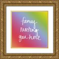 thumbnail image 1 of SD Graphics Studio 26x26 Gold Ornate Wood Framed with Double Matting Museum Art Print Titled - Fancy Meeting You Here, 1 of 4