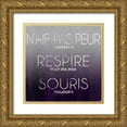 thumbnail image 1 of SD Graphics Studio 26x26 Gold Ornate Wood Framed with Double Matting Museum Art Print Titled - Reach, Breathe, Smile (French), 1 of 4