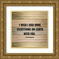 thumbnail image 1 of SD Graphics Studio 26x26 Gold Ornate Wood Framed with Double Matting Museum Art Print Titled - Wishes on Wood, 1 of 4
