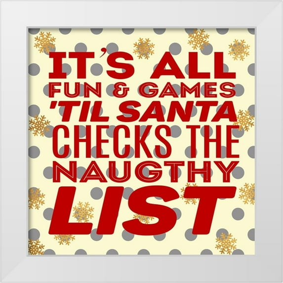 SD Graphics Studio 26x26 White Modern Wood Framed Museum Art Print Titled - Fun and Games