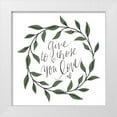 thumbnail image 1 of SD Graphics Studio 26x26 White Modern Wood Framed Museum Art Print Titled - Give To Those You Love, 1 of 4