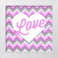 thumbnail image 1 of SD Graphics Studio 26x26 White Modern Wood Framed Museum Art Print Titled - Heart Of II, 1 of 4