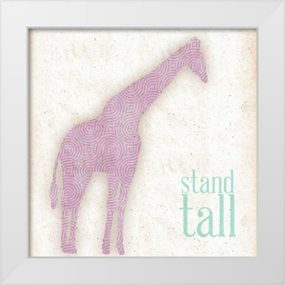 SD Graphics Studio 26x26 White Modern Wood Framed Museum Art Print Titled - Stand Tall